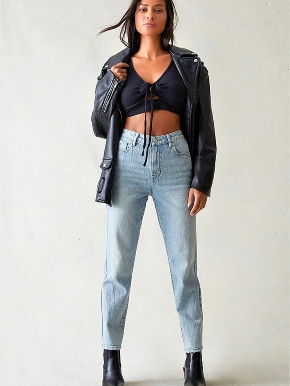 Pacsun Women's High Rise Straight Leg Jeans